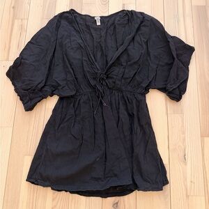 Badgley Mischka Black Women's beach cover up